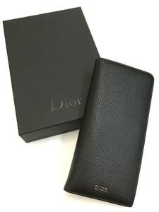 42070 Dior Dior Homme bar TIKKA ru long wallet leather long wallet Logo 