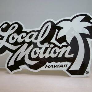 NEW♪ハワイ ローカルモーション LOCAL MOTION ステッカー（大）／ホワイトの画像2