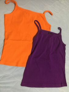 beaumere タンクトップMサイズ　オレンジと紫