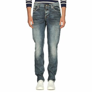 新品正規70％OFF NUDIE JEANS ヌーディージーンズ ジーンズ 28サイズ ブルー A SAFARI絶賛 b-a-50-28a3p st