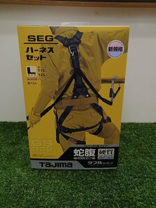 【未使用品】タジマ 新規格 ハーネスGS黒 蛇腹ダブルランヤードL2 Lサイズ A1GSLJR-WL2BK 手工具 ハンドツール/ITVO2K96M5W9