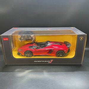 未使用 RASTAR 1/12 ランボルギーニ アヴェンタドールJ レッド 赤 RC ラジコン スーパーカー コントローラー付 現状品 稀少 動作未確認