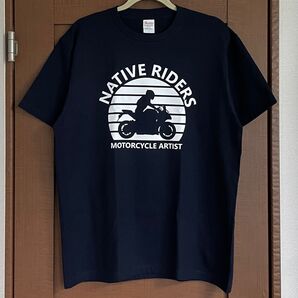 Tシャツ バイク オートバイ メンズ レディース Lサイズ おもしろ ティシャツ プリントTシャツ