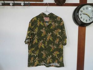 【USED/ビンテージ】1990年代 NATURE TRAIL ALOHA MADE IN HAWAII アロハシャツ Mサイズ 検索用⇒ 平成レトロ/ピンクハウス/おしゃれ/D0827