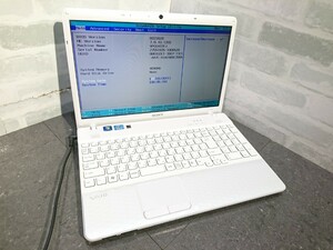 【現状品】管1S47 SONY VAIO PCG-71B11N CPU core i3 2.3世代 Bios起動OK HDD無し、HDDマウント有り、メモリー4GB、バッテリー有り