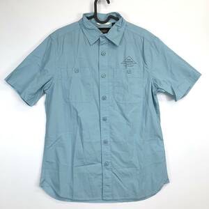 DEUS EX MACHINA デウスエクスマキナ SERVICE POPLIN SHIRT 半袖ボタンシャツ コットン Sサイズ DMS95270