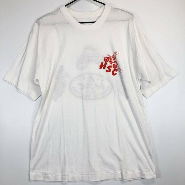 90s デッドストック HSC H・A.・R・T ホンダ 半袖Tシャツ オフロード ホワイト HONDA サイズ表記なし