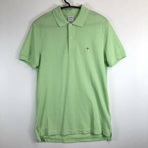 ブルックスブラザーズ Brooks Brothers 半袖ポロシャツ 薄いグリーン系 Sサイズ SLIM FIT