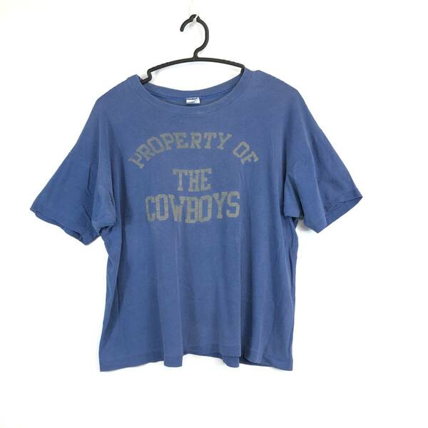 70s USA製 チャンピオン バータグ 半袖Tシャツ XLサイズ PROPERTY OF THE COWBOYS