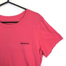 パタゴニア Patagonia オーガニックコットン 半袖Tシャツ USA製 レディースSサイズ パタロハ_画像2