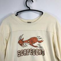 フェローズ Pherrow's 長袖 コットンTシャツ 厚手 Mサイズ SCAPEGOAT_画像2