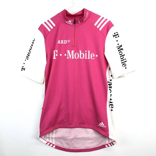 イタリア製 アディダス adidas 半袖サイクルジャージ T-Mobile ARD XOサイズ 302816 AKD001