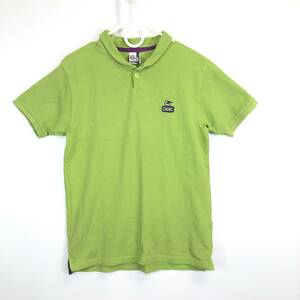 CHUMS Chums рубашка-поло с коротким рукавом оттенок зеленого S размер хлопок 100