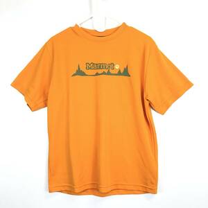 マーモット Marmot 半袖速乾Tシャツ オレンジ Mサイズ MJT-9810