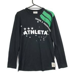 アスレタ ATHLETA 長袖Tシャツ ブラック Mサイズ