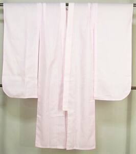 し23　化繊　単衣　振袖用　襦袢　ピンク色系地　菱地模様　女児用　七五三　身丈129ｃｍ