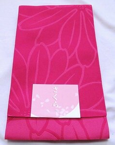 half width 11.. hanhaba obi yukata summer kimono .! unused goods!sho King pink series hakama under obi also 