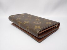 LOUIS VUITTON ルイ ヴィトン モノグラム ポルトフォイユ トレゾール M61736 CA0055 中古B 【送料無料】 A-7874_画像2