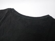 無印良品 レディース コットン クルーネック 半袖 Tシャツ ブラック XS-S 中古B 【送料無料】 A-7895_画像8