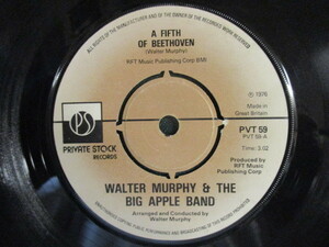 Walter Murphy & The Big Apple Band ： A Fifth Of Beethoven 7'' / 45s (( Soul )) c/w California Strut (( 落札5点で送料当方負担