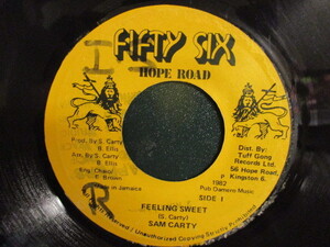 Sam Carty ： Feeling Sweet 7'' / 45s (( Reggae レゲエ ))(( 落札5点で送料当方負担