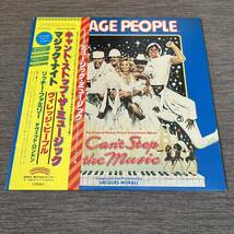 【国内盤帯付】VILLAGE PEOPLE CAN'T STOP THE MUSIC ヴィレッジピープル/ LP レコード / 25S-2 / ライナー有 / 洋楽ポップス_画像1