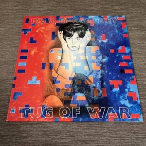 【国内盤】PAUL McCARTNEY TUG OF WAR ポールマッカートニー / LP レコード / EPS81485 / ライナー有 / 洋楽ロック /