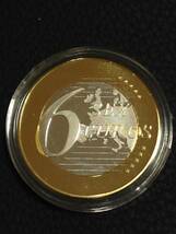 H28-10)海外丸形記念金、銀２色コイン、メダル*ドイツ体位コイン*参考品1枚　セクシー　ノーマジーン　性愛誘惑メダル_画像3