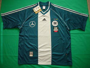 紙タグ付き ドイツ(A) トレーニング 1998 メルセデスベンツ DFB Mercedes Benz KEINE MACHT DEN DROGEN adidas FIFA WORLD CUP 98