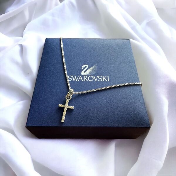 スワロフスキー クロス ネックレス SWAROVSKI
