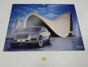  Bentley 2016 extra-large calendar Ben Tey ga Continental GT Mulsanne flying spur K231 selling out series!