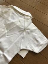 当時物　未使用　デッドストック　Mizuno　体操服　半袖　襟付き　ハーフジップ　品番：67HD-2101　色：白　サイズ：110　　TM8965_画像7