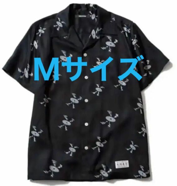 【WACKO MARIA × MINEDENIM】シャツ ブラック サイズ２ ワコマリア マインデニム キムタク着 着用 私物