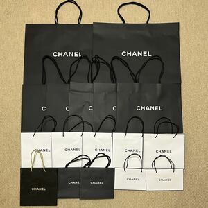 シャネル CHANEL ショッパー ショップ袋 紙袋 ブランド紙袋 サイズいろいろ まとめ売り