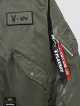 アルファインダストリー ALPHA INDUSTRIES 冬物 プレイボーイ x アルファ コラボ L-2B ボンバー L アメカジ CJP51002C1_画像3