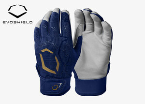 【日本未発売】Evoshield エボシールド 野球 バッティンググローブ 両手用 PRO-SRZ BATTING 打撃用 ネイビー wlwb571180navyl