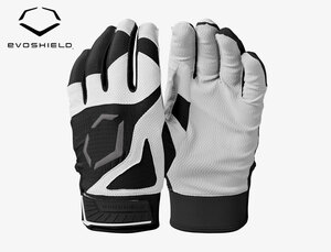 【日本未発売】Evoshield エボシールド 野球 バッティング グローブ 両手用 SRZ-1 BATTING 打撃用 ブラック wlwb5712009blackl