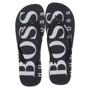 ヒューゴボス Hugo Boss Wave Thong Rubber Sandal Flip-Flop ヒューゴボス サンダルブラック 26-27cm hb50388497black9