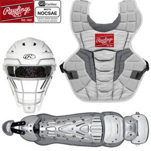  free shipping [USA thing ] Rawlings low ring s catcher protector set VELO 2.0 boy hardball little Lee g for 12 -years old and downward white rwcsv2y-w