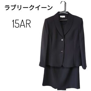 Jubilien ラブリークイーン 喪服 礼服 フォーマルスーツ ブラック 3点セット