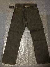 新品未使用タグ付★Levi's Fenom Ruby Disco ブラック FM505-0207M リジッド W34 Fragment_画像2