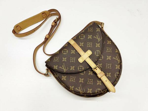 良好品　Louis Vuitton　ルイヴィトン　モノグラム　シャンティMM　 ミニショルダー　ポケべたあり　M51233