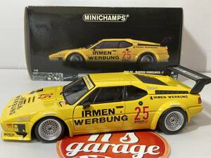 1/18 ミニチャンプス BMW M1 プロカー Procar マンフレッド・ヴィンケルホック　Manfred Winkelhock DRM 1980 #25 Yellow 180802925