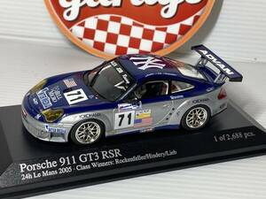 1/43 ミニチャンプス ポルシェ GT3 RSR 2005 #71 ル・マン 24H ニューヨーク ヤンキース MINICHAMPS PORSCHE LE MANS Lieb-Class