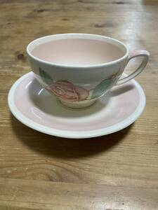  Suzy Cooper Patricia rose pink cup & saucer 