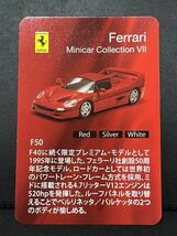 京商 1/64 フェラーリミニカーシリーズ7 F50 ホワイト_画像4