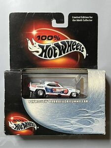 ホットウィール 100% Hot Wheels プリムス バラクーダ ファニーカー