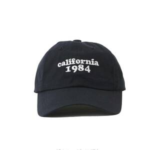 【セール 送料無料】 コットン キャップ [ California 1984 ] / ネイビー (新品) 帽子 カリフォルニア 刺繍 レディース シンプル 紺