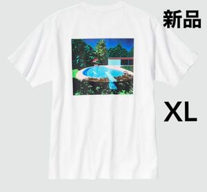 ユニクロ　永井博 Tシャツ　白　XL 大瀧詠一　③