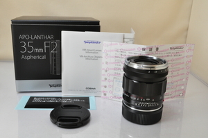 ★★極上品 Voigtlander APO-LANTHAR 35mm F/2 Aspherical VM Lens for Leica M w/Box♪♪#5604